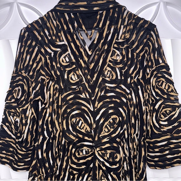 Saint Gil Paris Sheer Embroidered Blazer - Picture 4 of 5